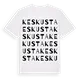 Keskusta ordlek t-shirt