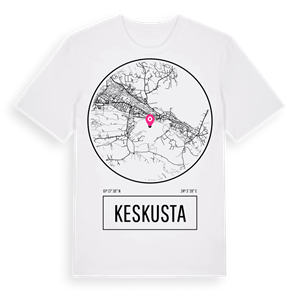 Keskusta t-shirt – ekologisk bomull t-shirt från Pinshirt