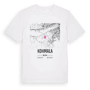 Kohmala karta t-shirt – ekologisk bomull t-shirt från Pinshirt