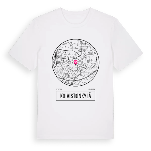 Koivistonkylä t-shirt – ekologisk bomull t-shirt från Pinshirt