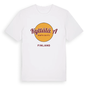 Kyttälä A cirkel t-shirt – ekologisk bomull t-shirt från Pinshirt