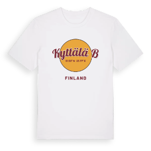 Kyttälä B cirkel t-shirt – ekologisk bomull t-shirt från Pinshirt