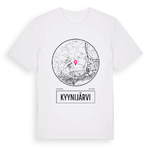 Kyynijärvi t-shirt – ekologisk bomull t-shirt från Pinshirt