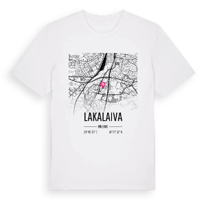 Lakalaiva karta t-shirt – ekologisk bomull t-shirt från Pinshirt