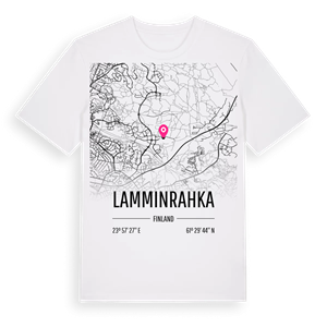 Lamminrahka karta t-shirt – ekologisk bomull t-shirt från Pinshirt