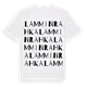 Lamminrahka ordlek t-shirt