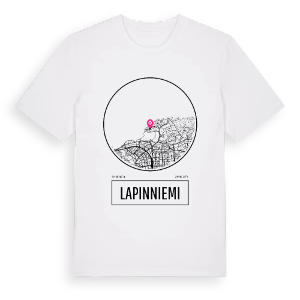 Lapinniemi t-shirt – ekologisk bomull t-shirt från Pinshirt