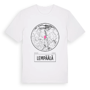 Lempäälä t-shirt – ekologisk bomull t-shirt från Pinshirt