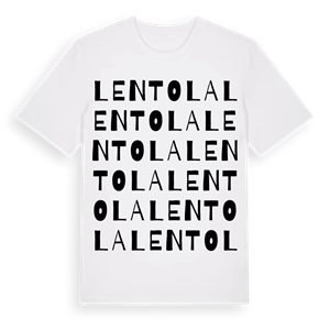 Lentola ordlek t-shirt – ekologisk bomull t-shirt från Pinshirt