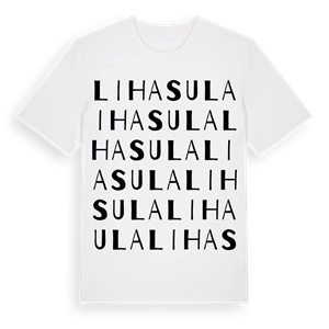 Lihasula ordlek t-shirt – ekologisk bomull t-shirt från Pinshirt