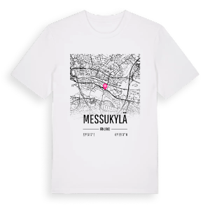 Messukylä karta t-shirt – ekologisk bomull t-shirt från Pinshirt