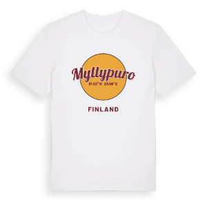 Myllypuro cirkel t-shirt – ekologisk bomull t-shirt från Pinshirt