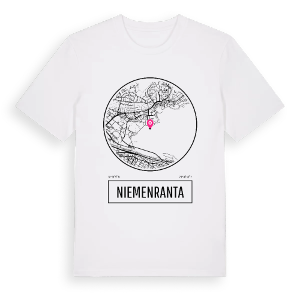 Niemenranta t-shirt – ekologisk bomull t-shirt från Pinshirt
