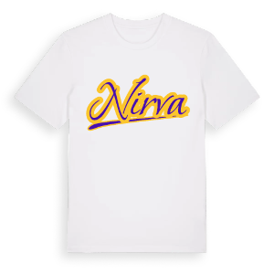 Nirva baseball t-shirt – ekologisk bomull t-shirt från Pinshirt