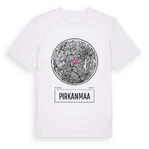 Pirkanmaa t-shirt – ekologisk bomull t-shirt från Pinshirt