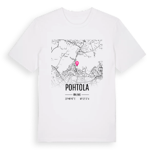 Pohtola karta t-shirt – ekologisk bomull t-shirt från Pinshirt