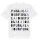 Punkalaidun ordlek t-shirt