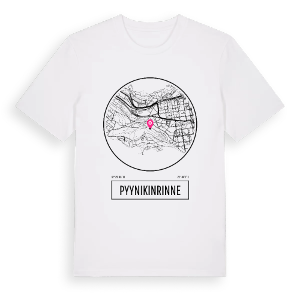 Pyynikinrinne t-shirt – ekologisk bomull t-shirt från Pinshirt