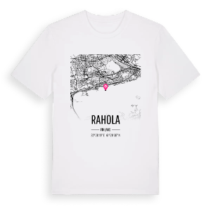 Rahola karta t-shirt – ekologisk bomull t-shirt från Pinshirt