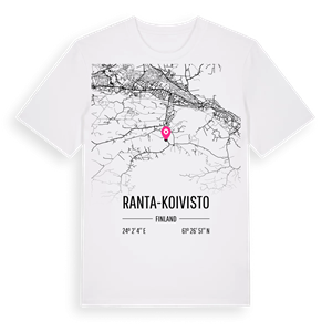 Ranta-Koivisto karta t-shirt – ekologisk bomull t-shirt från Pinshirt
