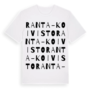 Ranta-Koivisto ordlek t-shirt – ekologisk bomull t-shirt från Pinshirt