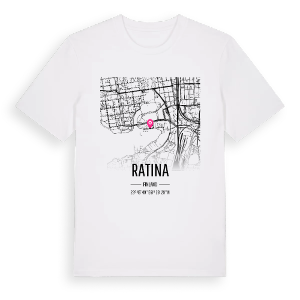 Ratina karta t-shirt – ekologisk bomull t-shirt från Pinshirt