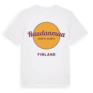 Raudanmaa cirkel t-shirt – ekologisk bomull t-shirt från Pinshirt
