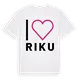 Jag älskar Riku t-shirt stort tryck