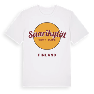 Saarikylät cirkel t-shirt – ekologisk bomull t-shirt från Pinshirt