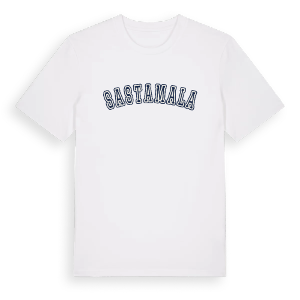 Sastamala college t-shirt – ekologisk bomull t-shirt från Pinshirt