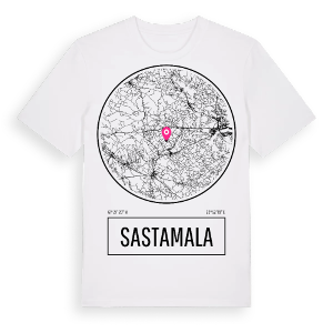 Sastamala t-shirt – ekologisk bomull t-shirt från Pinshirt