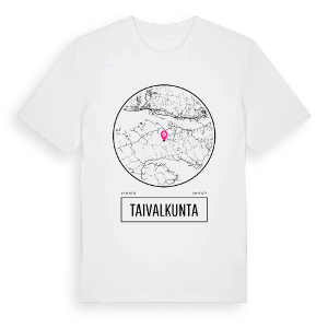 Taivalkunta t-shirt – ekologisk bomull t-shirt från Pinshirt