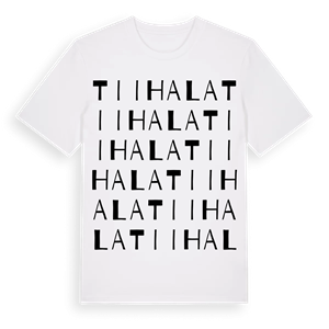 Tiihala ordlek t-shirt – ekologisk bomull t-shirt från Pinshirt
