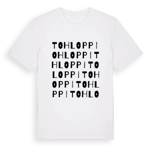Tohloppi ordlek t-shirt – ekologisk bomull t-shirt från Pinshirt