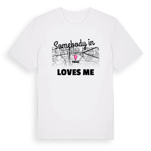 Någon i Tulli älskar mig t-shirt – ekologisk bomull t-shirt från Pinshirt