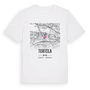 Turtola karta t-shirt – ekologisk bomull t-shirt från Pinshirt