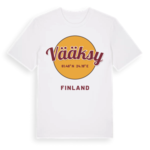 Vääksy cirkel t-shirt – ekologisk bomull t-shirt från Pinshirt