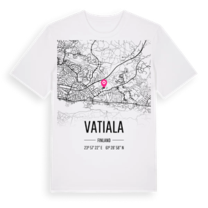 Vatiala karta t-shirt – ekologisk bomull t-shirt från Pinshirt