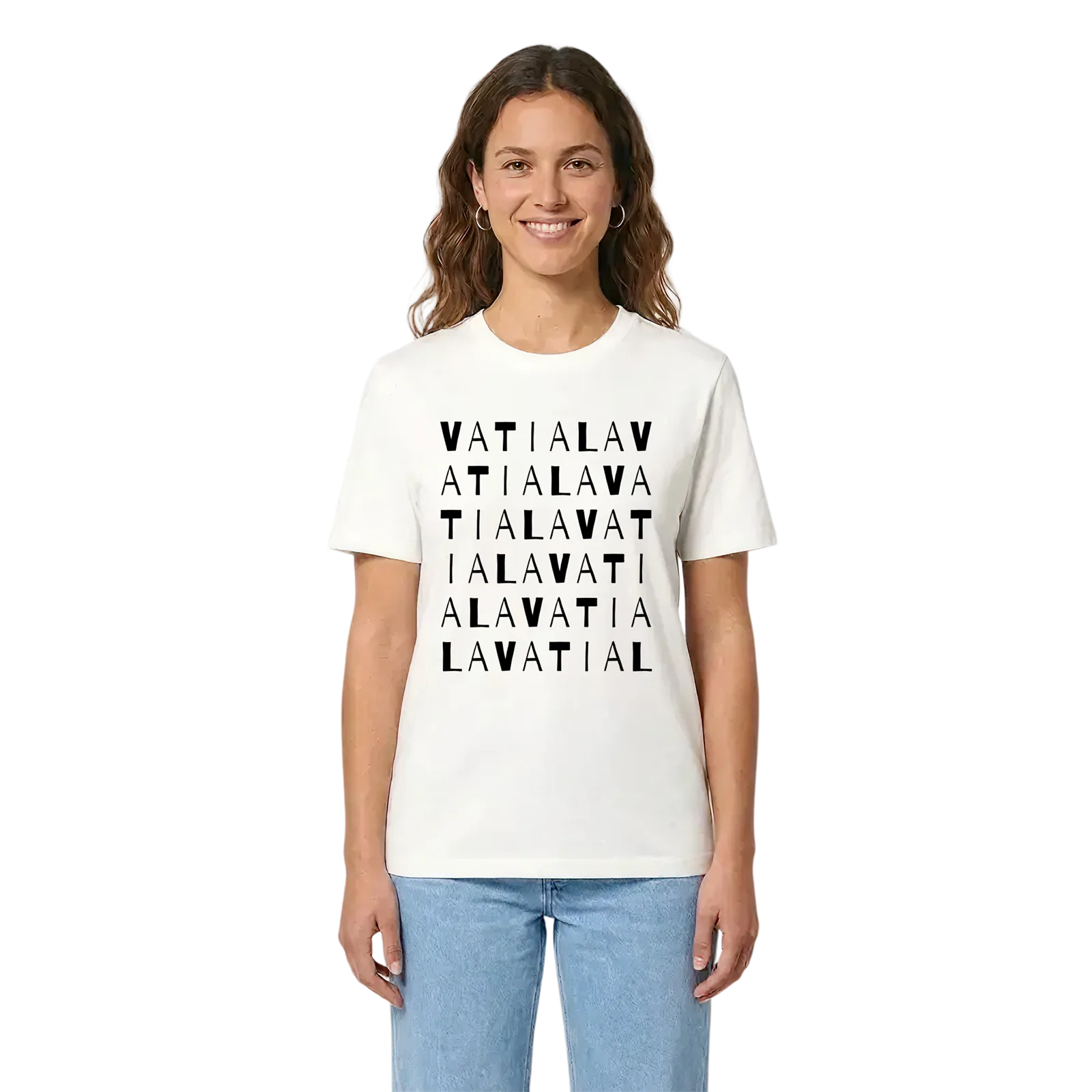 Vatiala ordlek t-shirt – White, i miljö