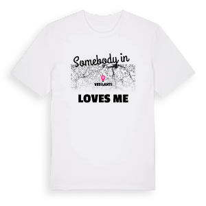 Någon i Vesilahti älskar mig t-shirt – ekologisk bomull t-shirt från Pinshirt