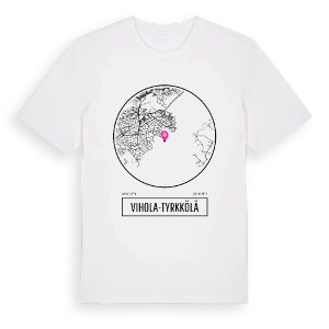 Vihola-Tyrkkölä t-shirt – ekologisk bomull t-shirt från Pinshirt