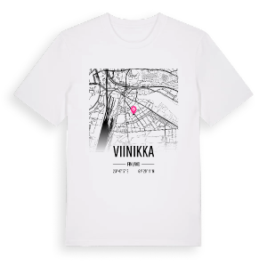 Viinikka karta t-shirt – ekologisk bomull t-shirt från Pinshirt