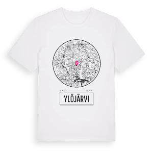 Ylöjärvi t-shirt – ekologisk bomull t-shirt från Pinshirt