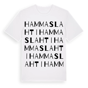 Hammaslahti ordlek t-shirt – ekologisk bomull t-shirt från Pinshirt