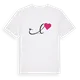 I hjärta t-shirt