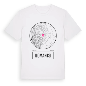 Ilomantsi t-shirt – ekologisk bomull t-shirt från Pinshirt