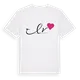 IV hjärta t-shirt