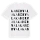 Kanervala ordlek t-shirt