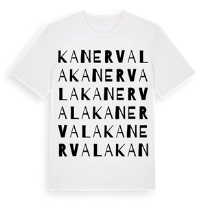 Kanervala ordlek t-shirt – ekologisk bomull t-shirt från Pinshirt