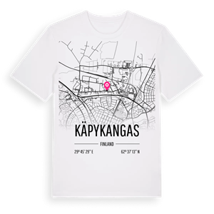 Käpykangas karta t-shirt – ekologisk bomull t-shirt från Pinshirt